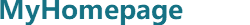 MyHomepage English Logo